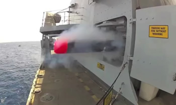 HMS Monnouth MTLS Firing CPO Dave Coleman