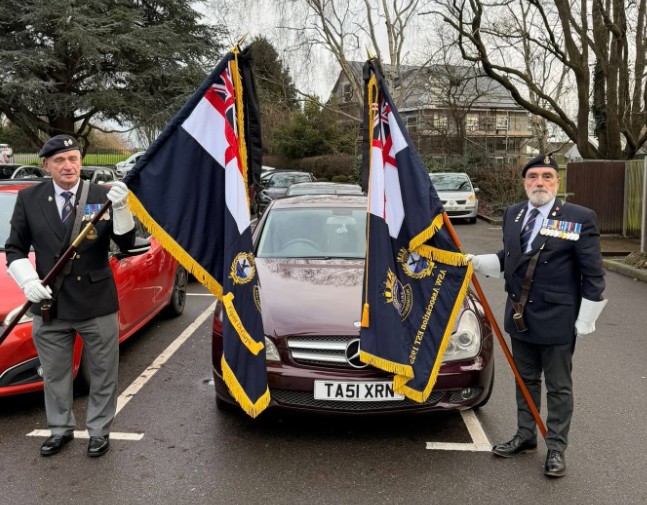 tim funeral car and standards2